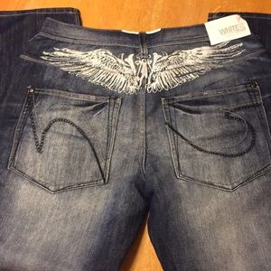 Men’s WhiteTag premium Denim with design on back
